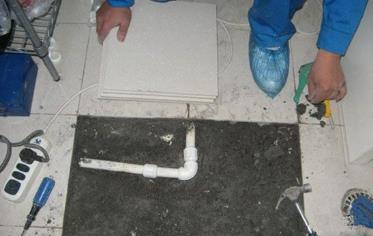 铁西漏水维修 河北邯郸卫生间地面漏水维修案例